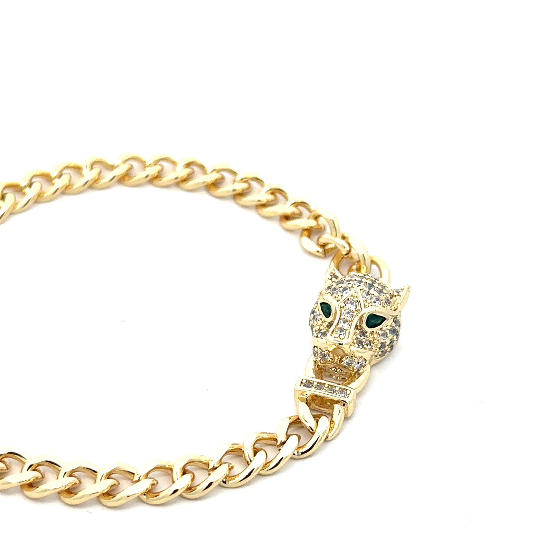 Brățară Rosse, placată cu aur + zirconia