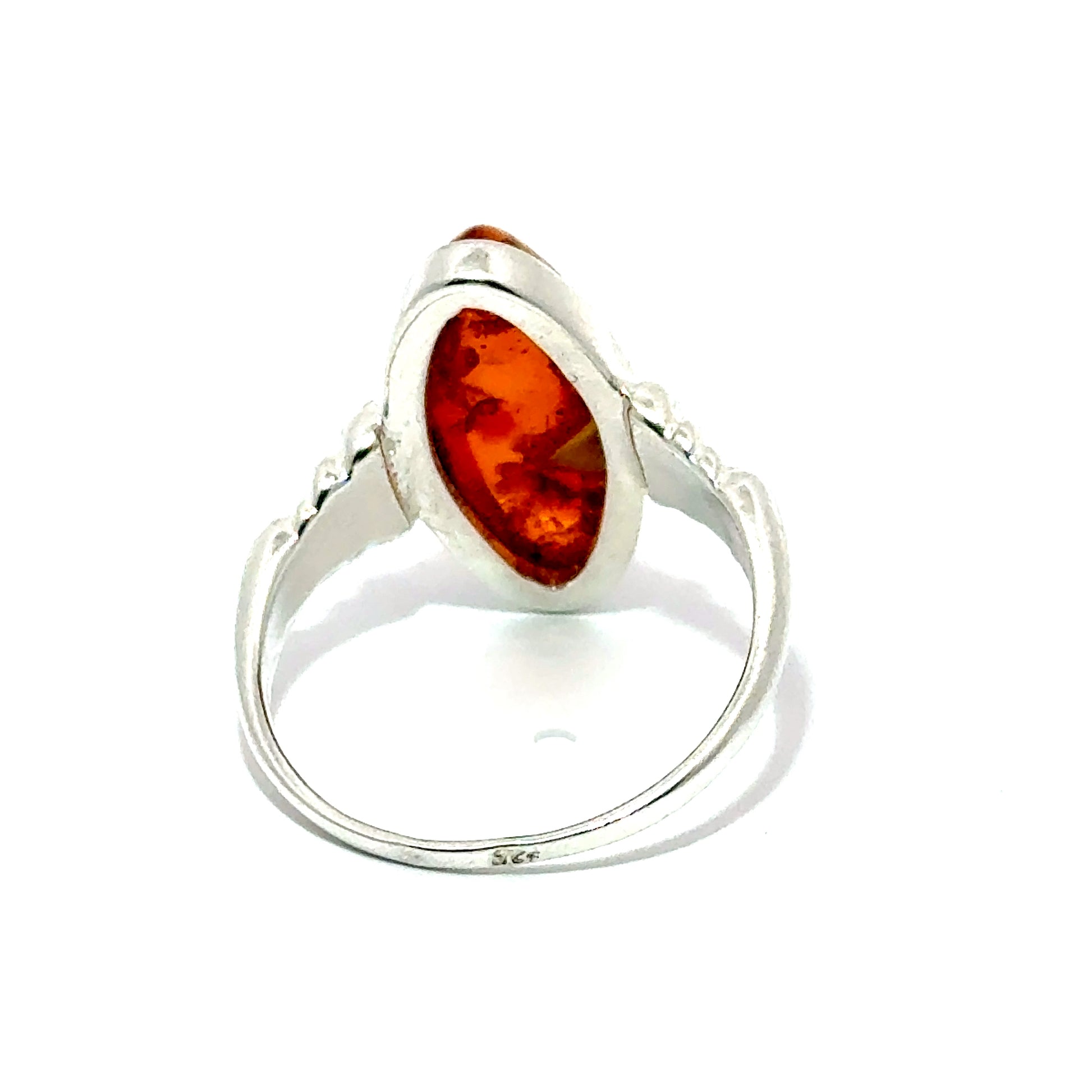 Inel damă argint 925 cu chihlimbar natural – model ID-06