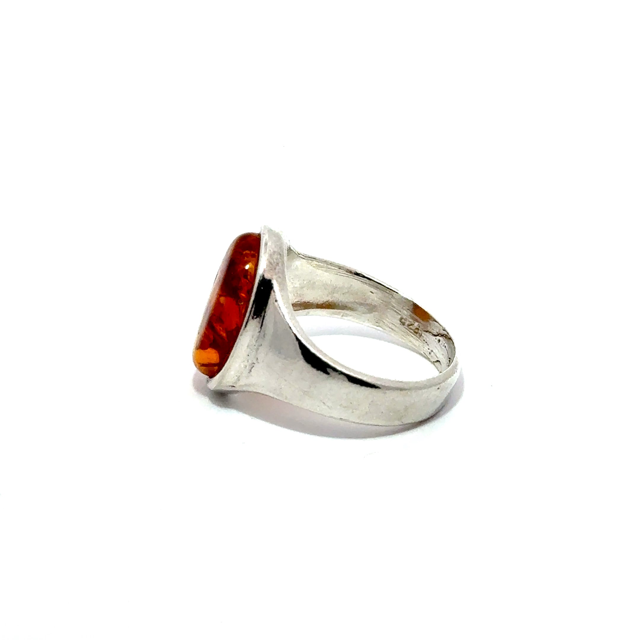 Inel damă argint 925 cu chihlimbar natural – model ID-05
