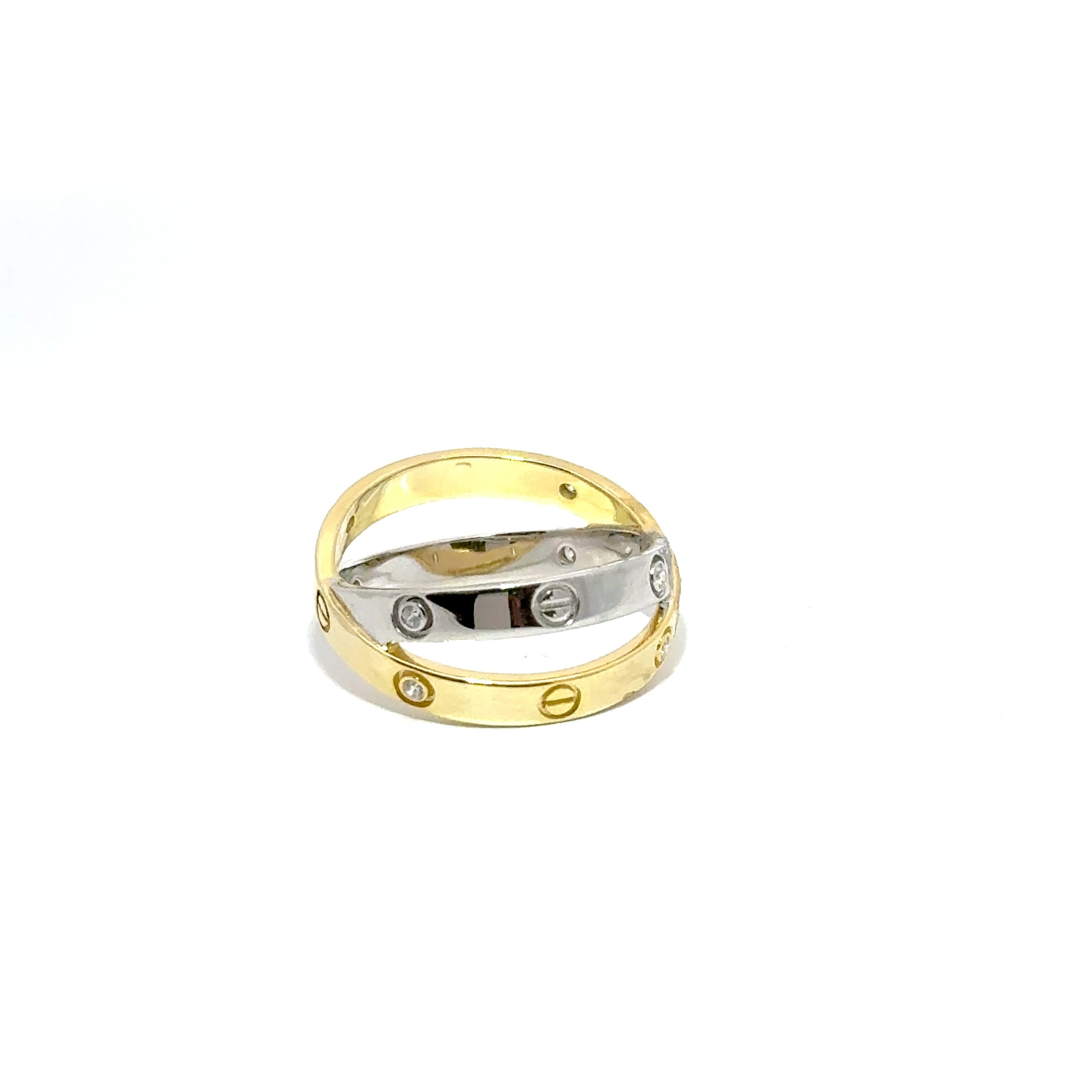 Inel dama din argint placat cu aur GP18K