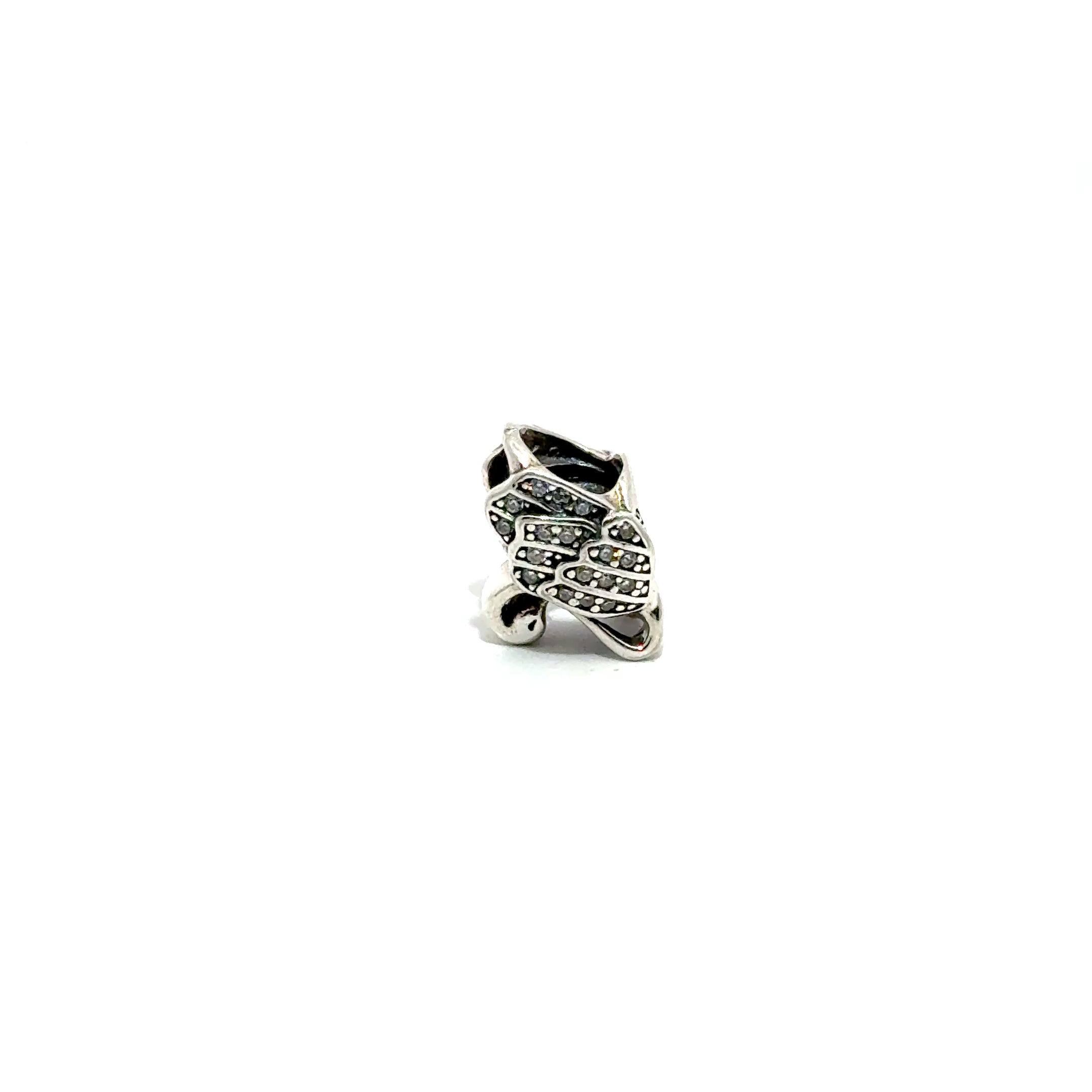 Charm in forma de lalea cu pietre