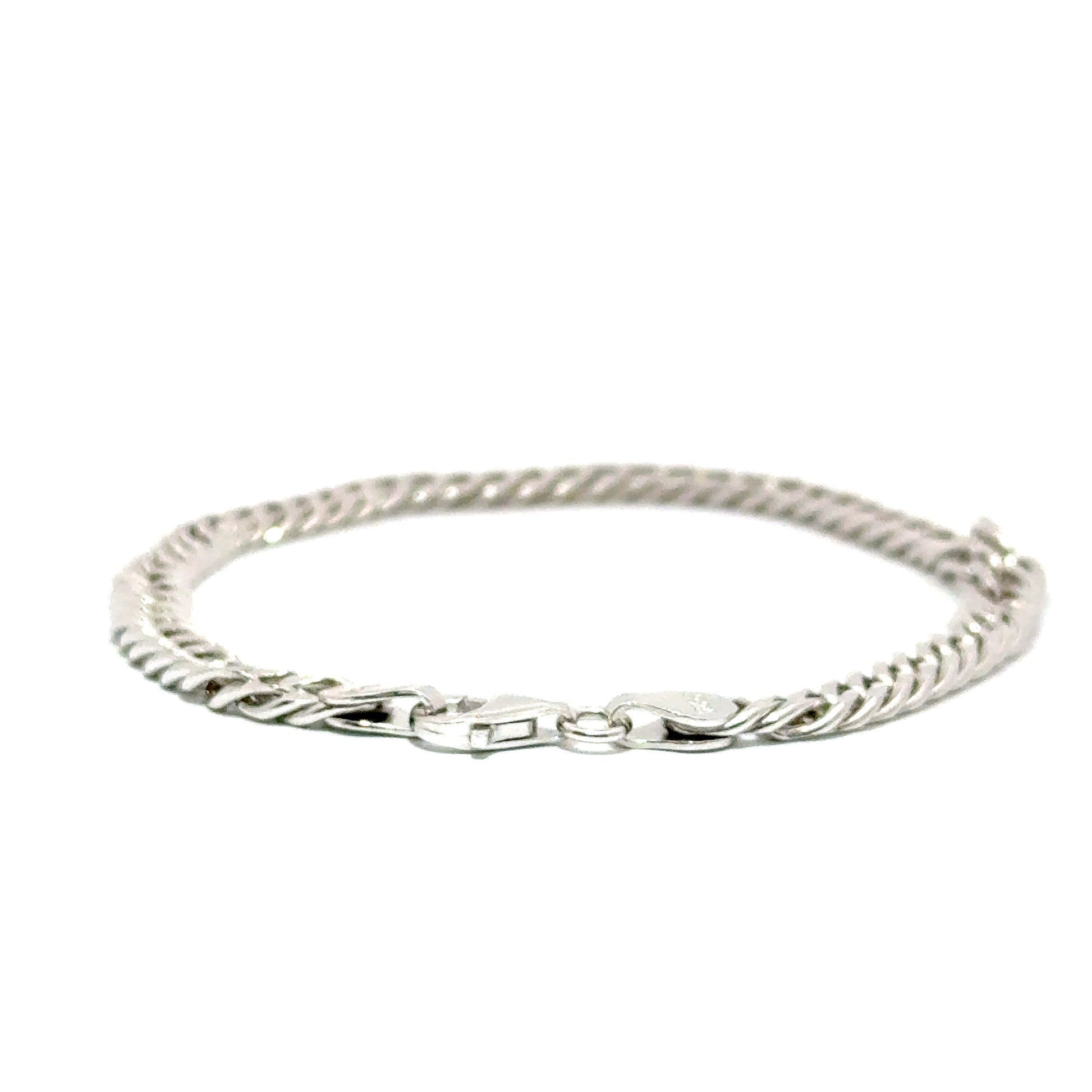 Bratara barbati din argint rodiat BBAG-08