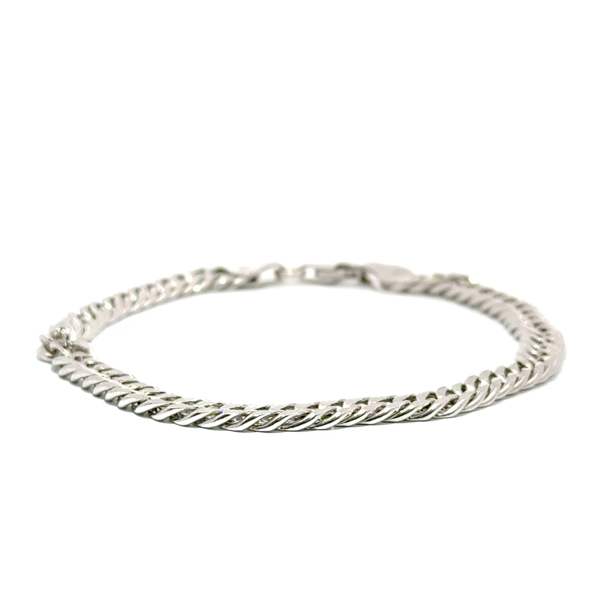 Bratara barbati din argint rodiat BBAG-08