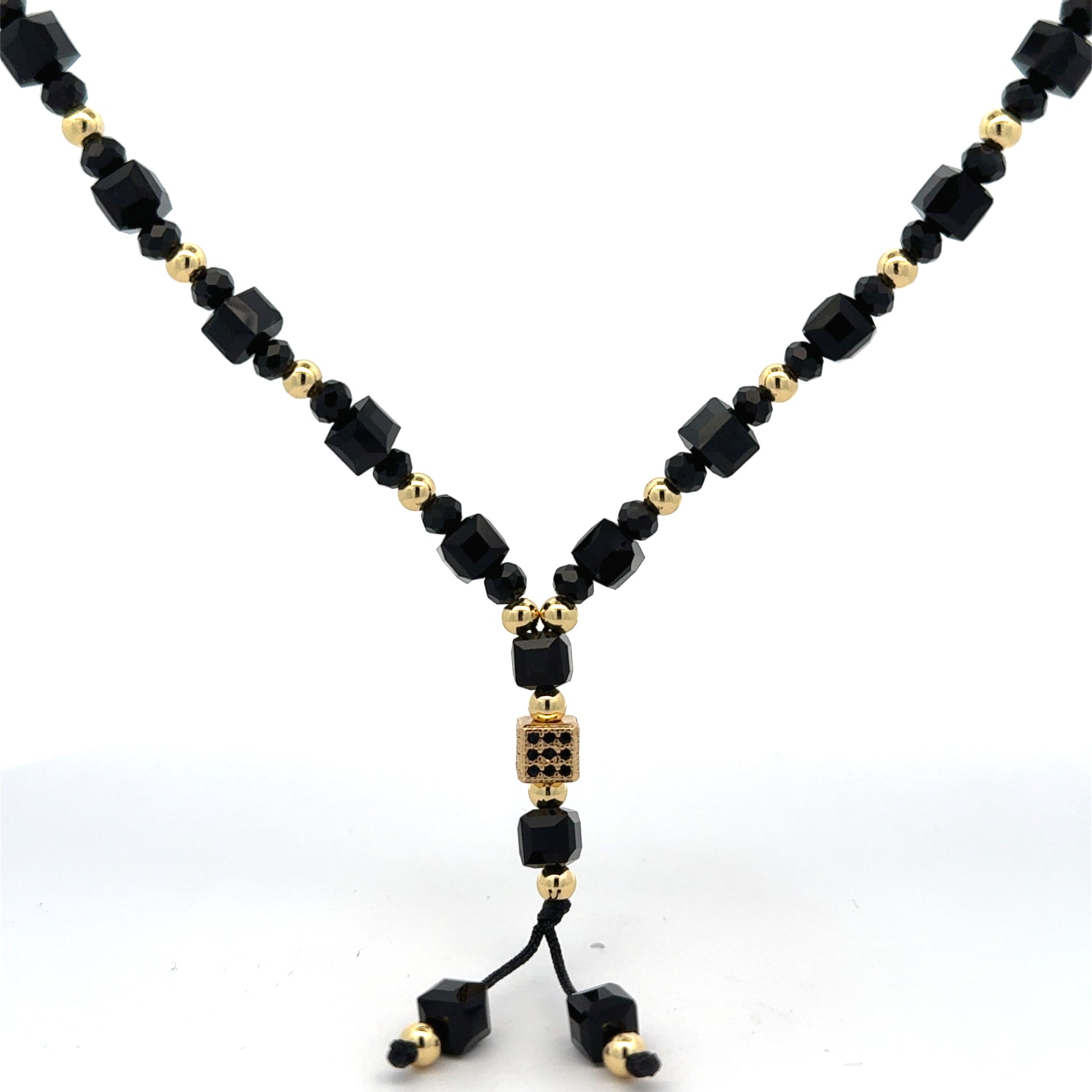 Lant barbati Vertex , placat cu aur 18 k + cristal sintetic