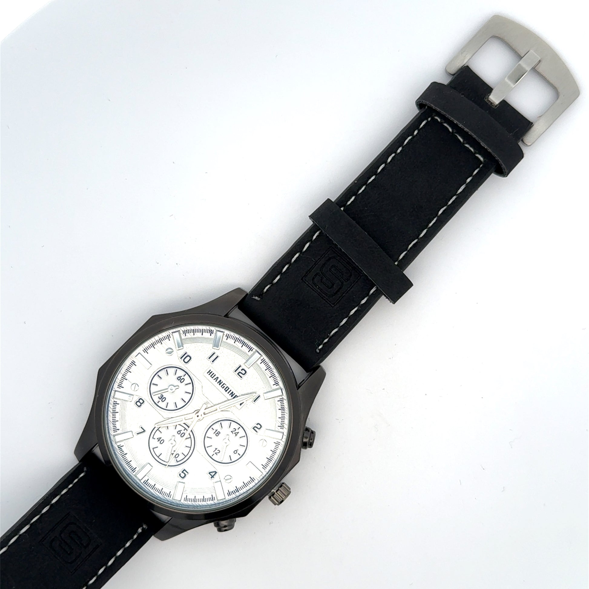 Ceas barbatesc Huang Fashion Quartz , Otel inoxidabil