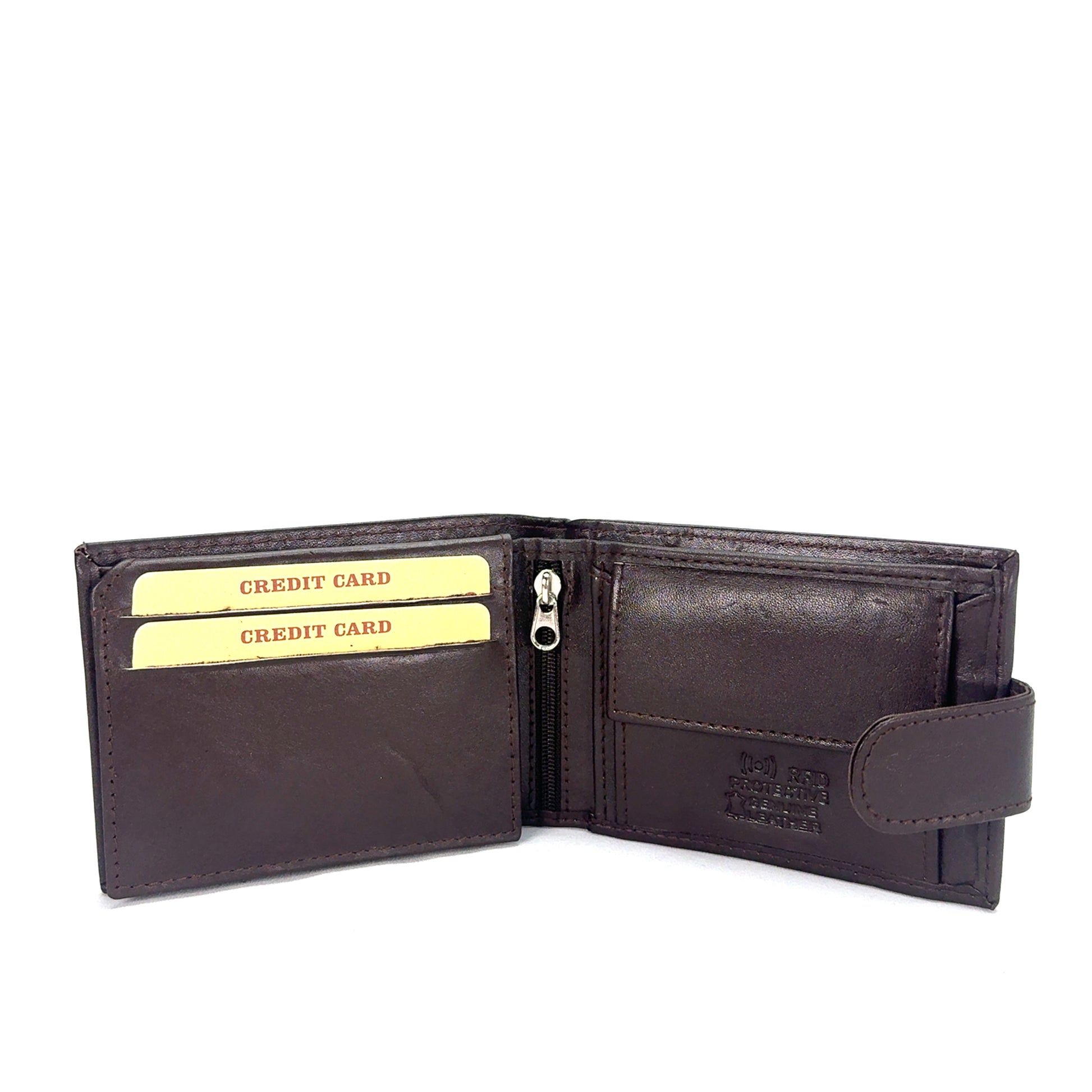 Portofel barbati Ravencroft , piele naturala , Maro