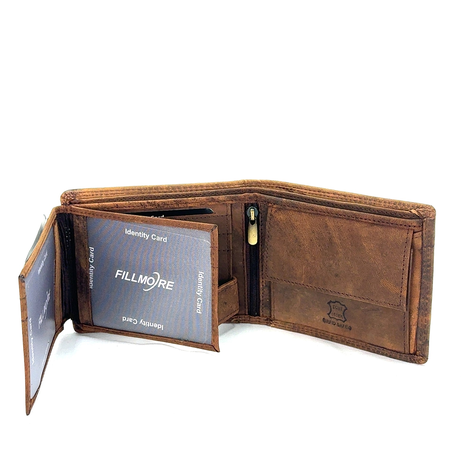 Portofel barbati Truck , piele naturala , Maro