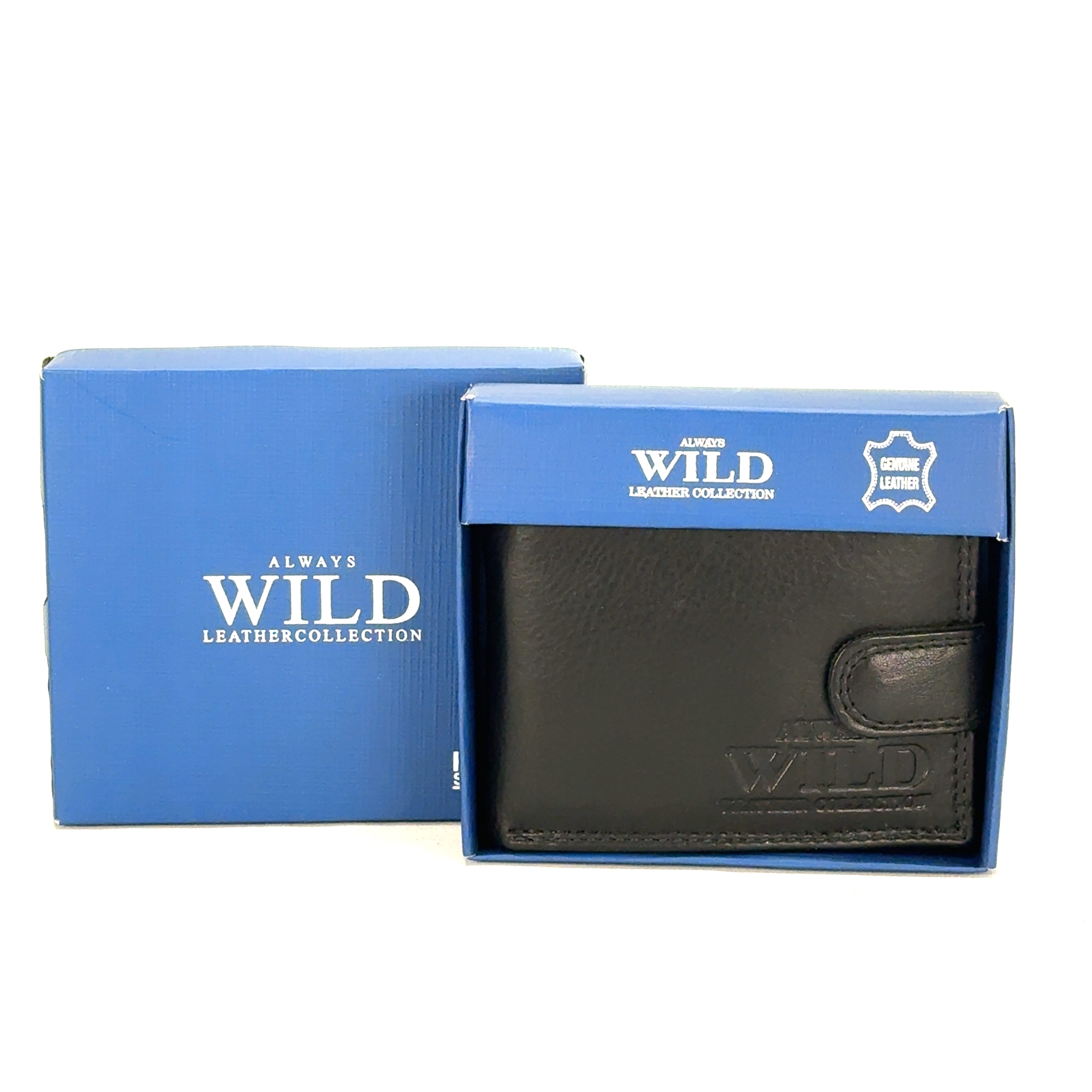 Portofel barbati Northlock , piele naturala , Negru