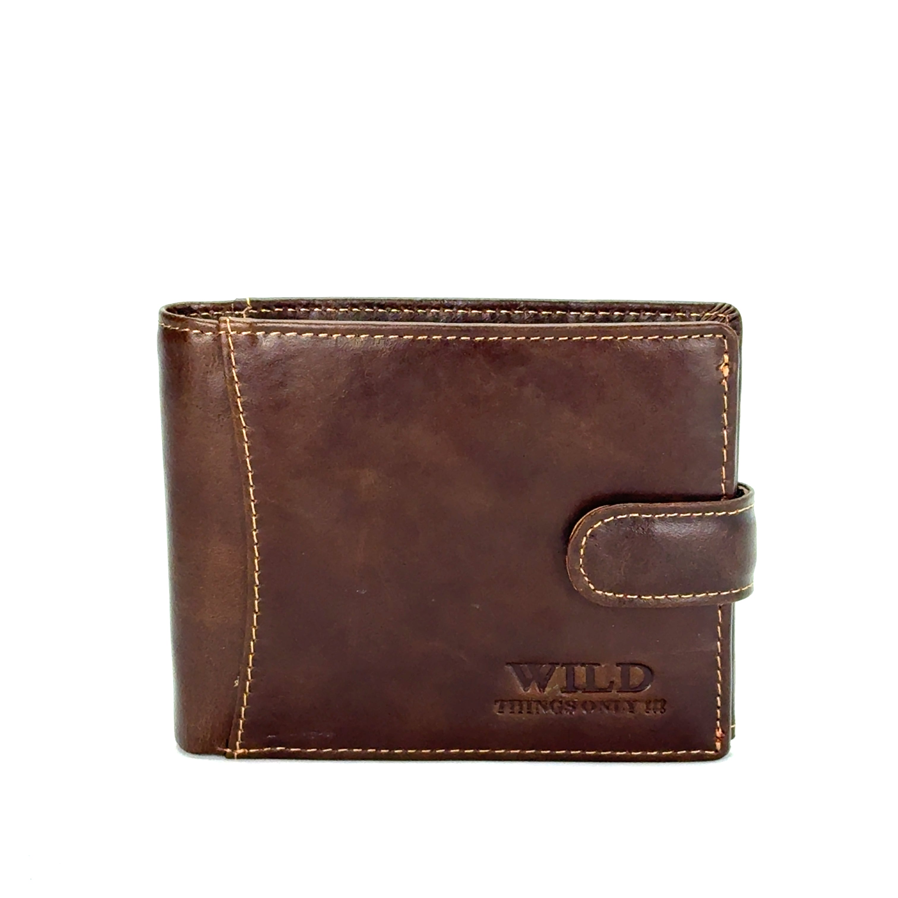 Portofel barbati Magnus , piele naturala , Maro