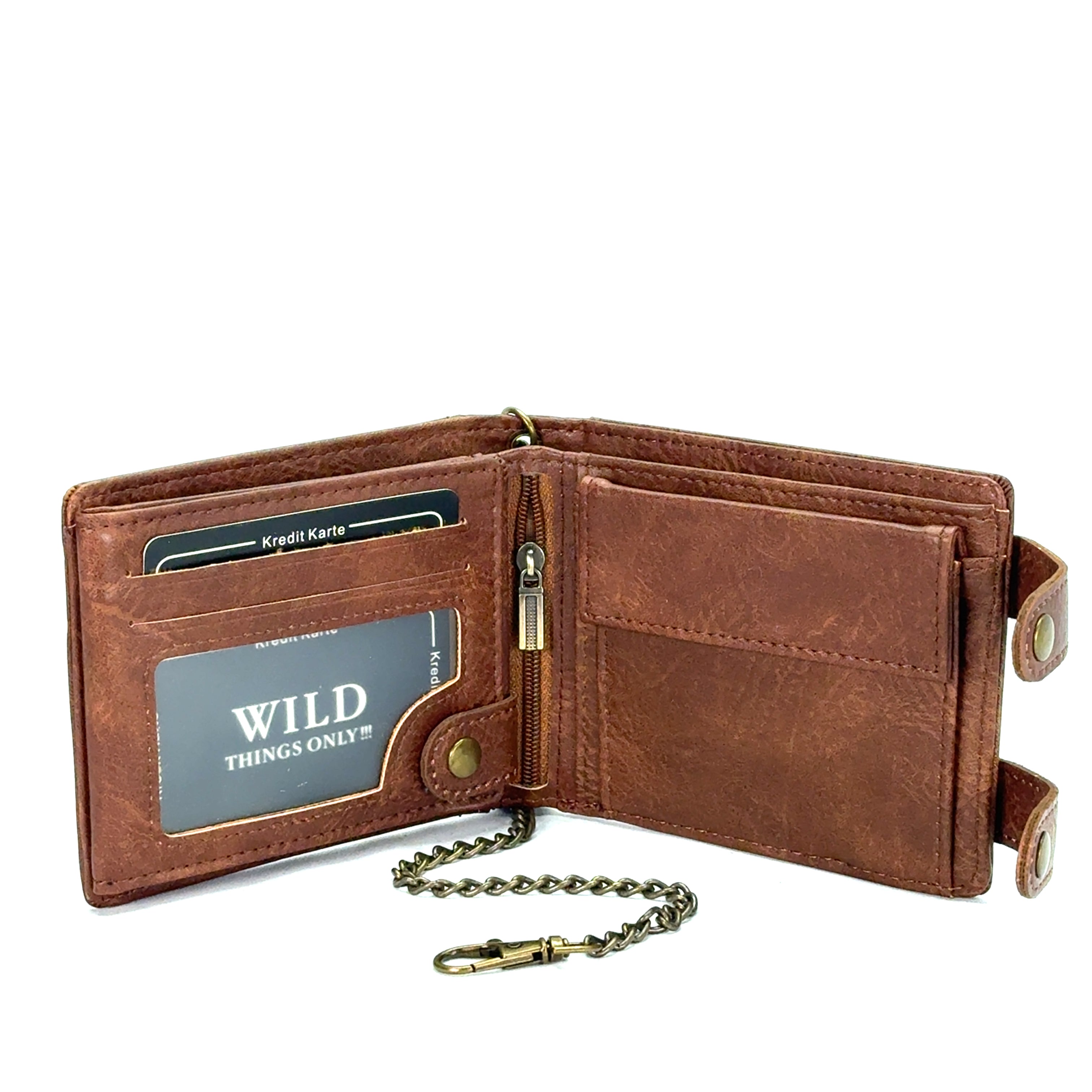 Portofel barbati Velaro , piele naturala , Maro