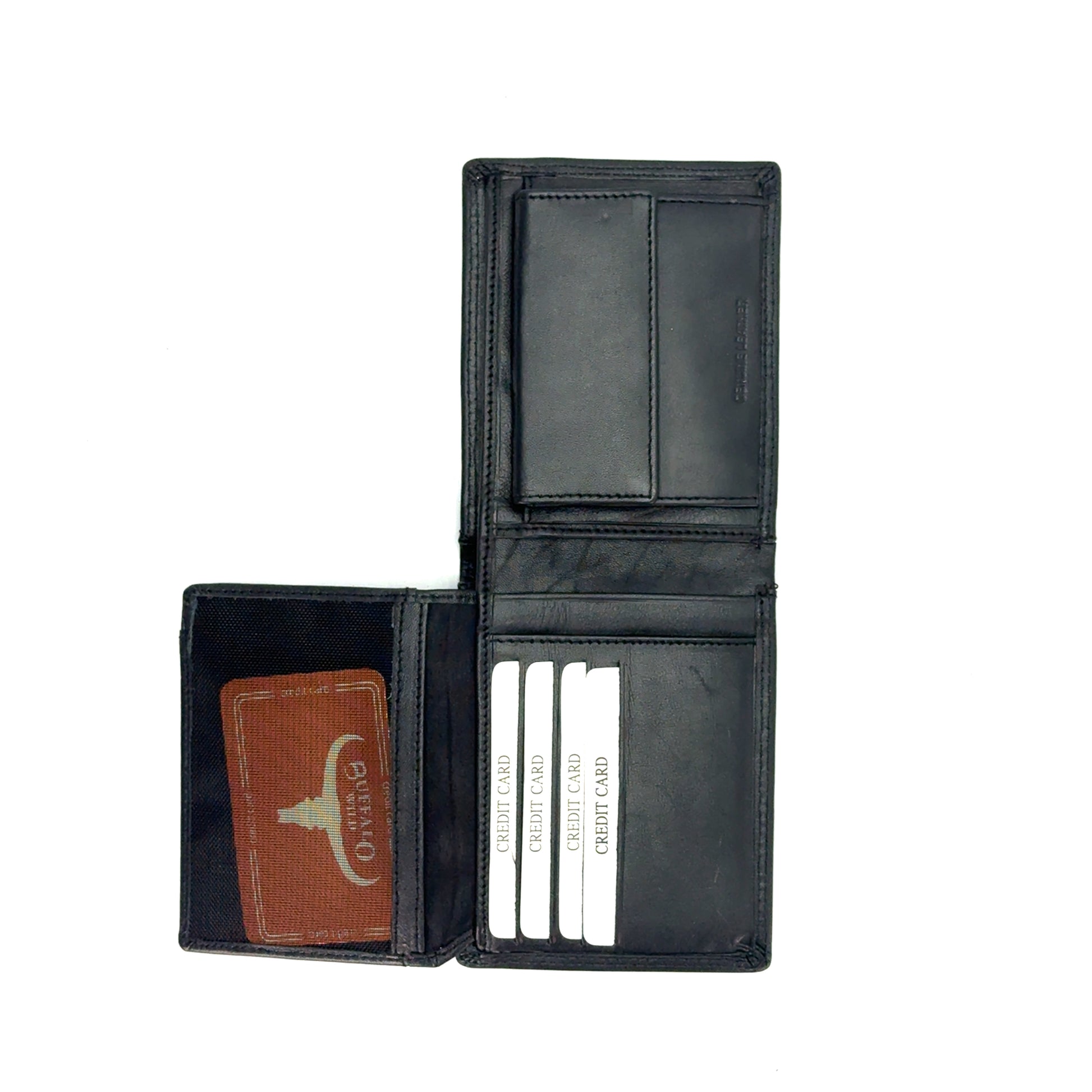 Portofel barbati Blackridge , piele naturala , Negru