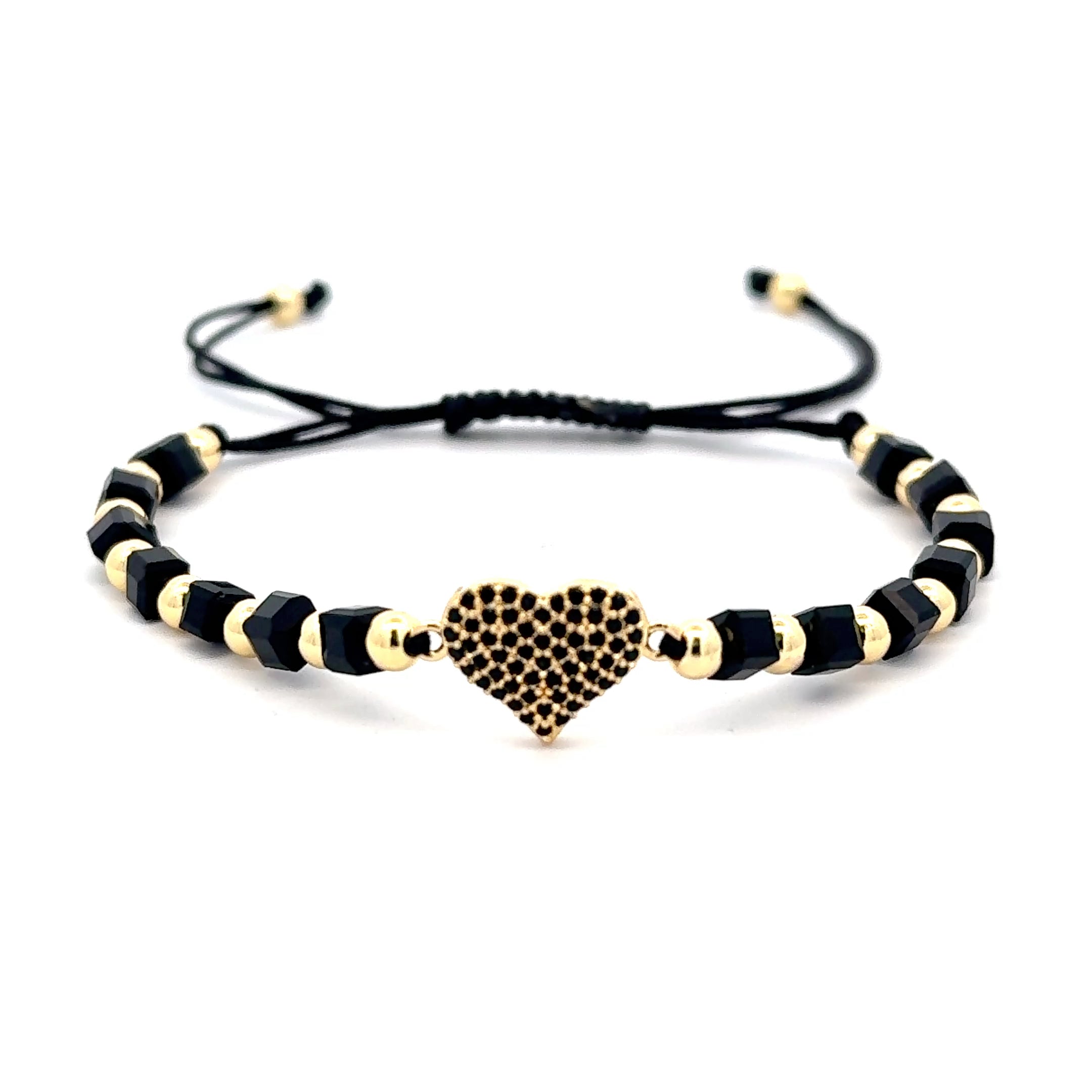 Brătară Heart , placată cu aur 18 k