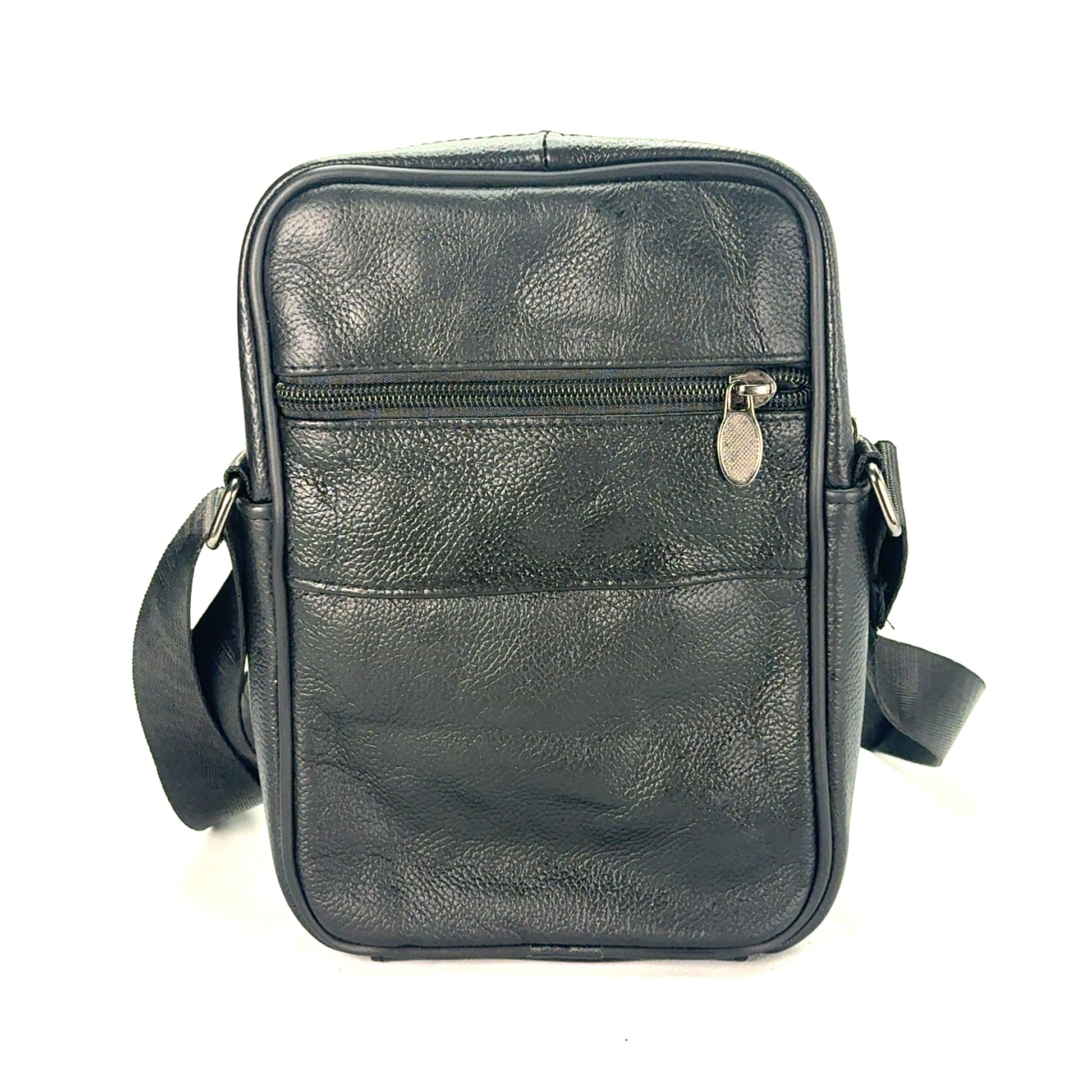 Borseta de umar , din piele naturala, negru , BBNP - 1225