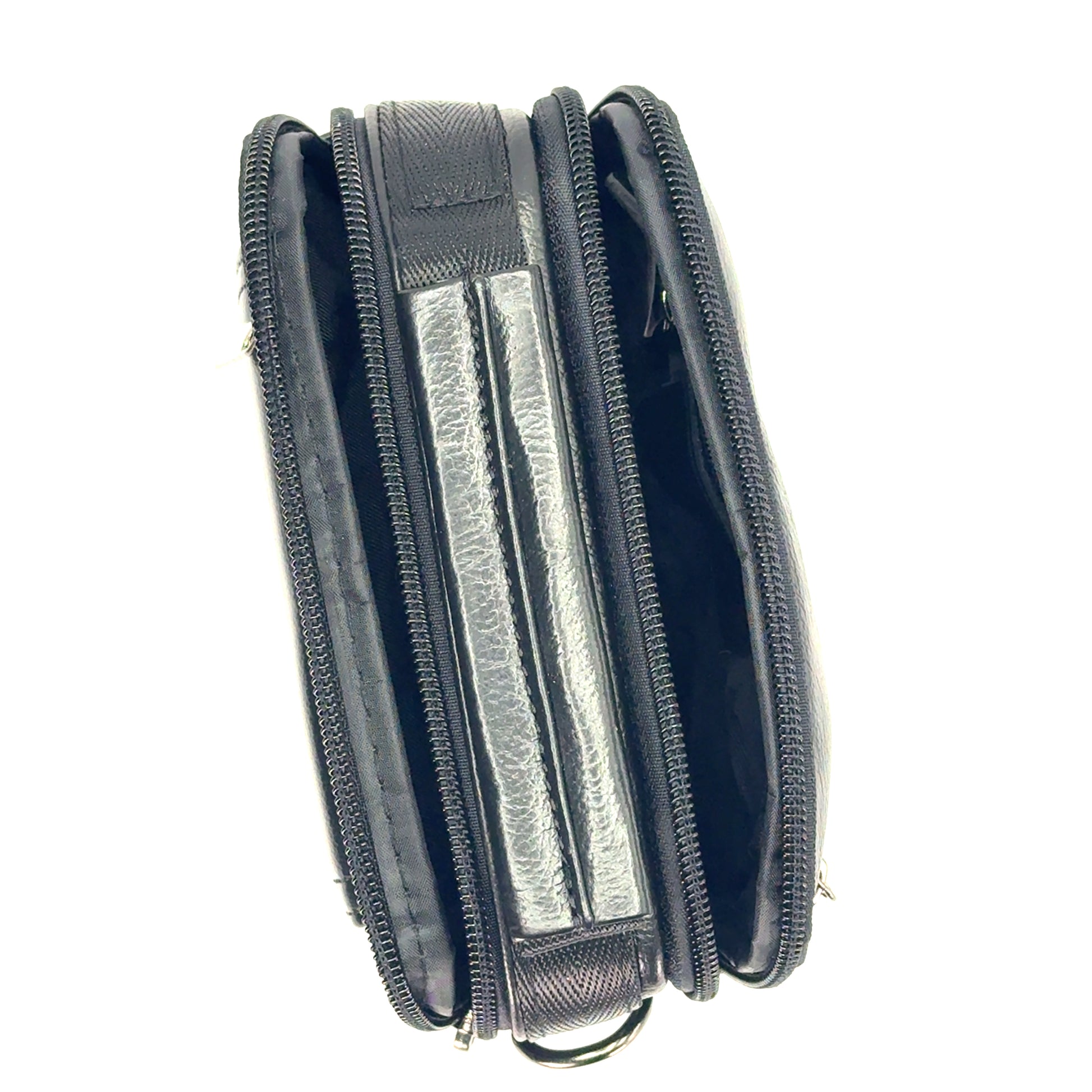 Borseta de umar , din piele naturala, negru , BBNP - 1445