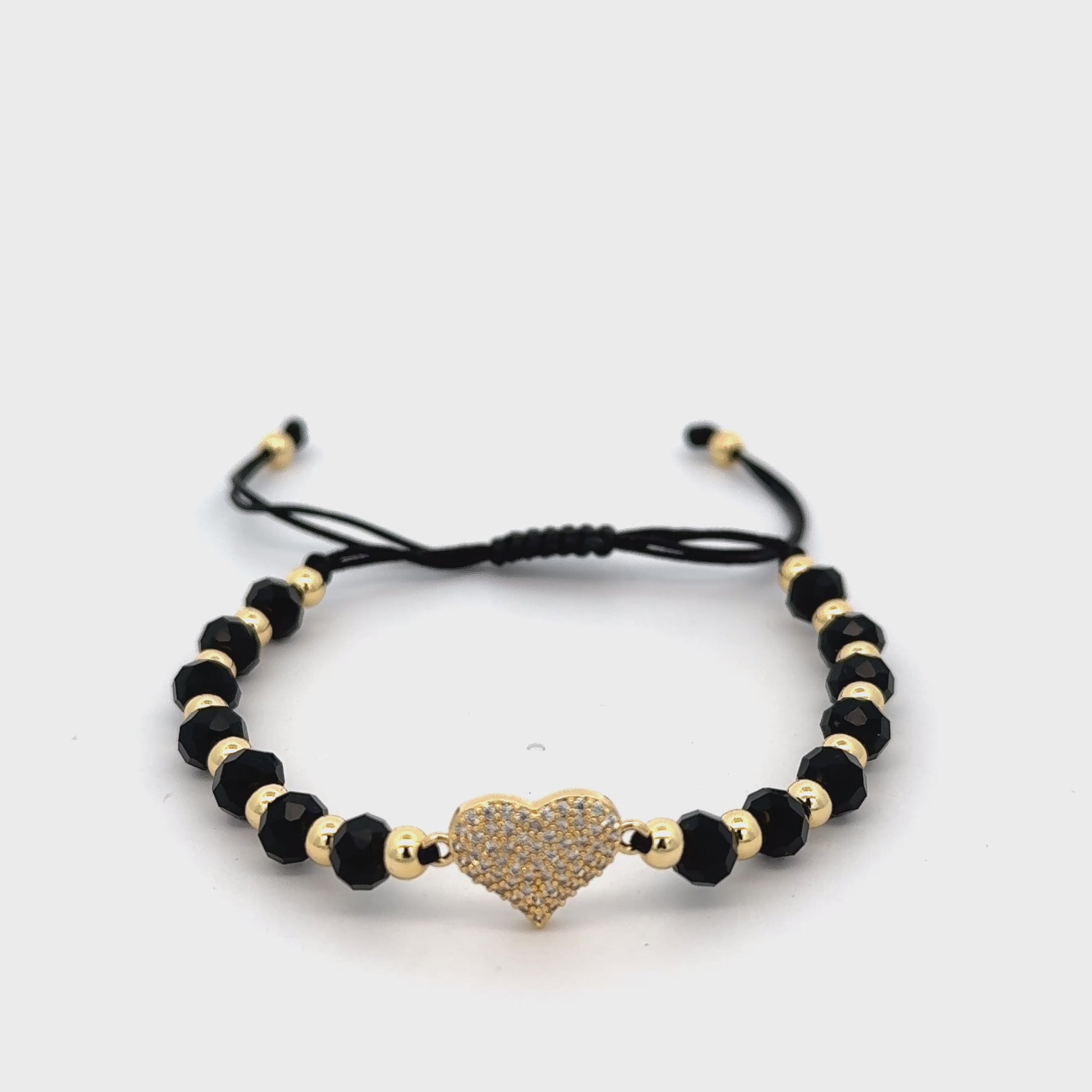 Bratară dama Inima , placată cu aur 18 k