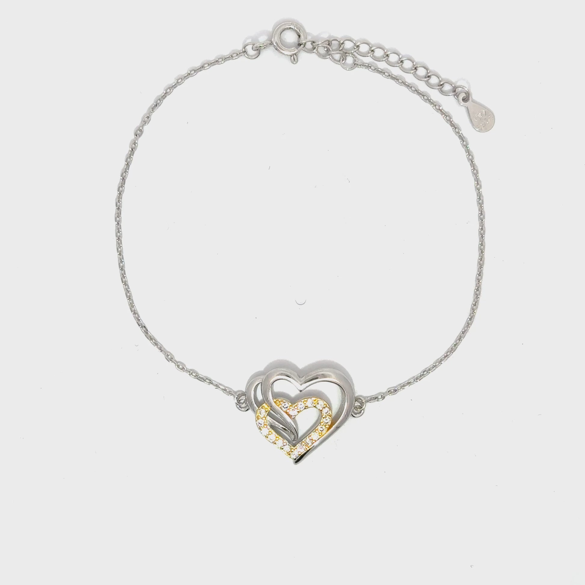 Brățară damă Inimă-Suflet de Copil, argint