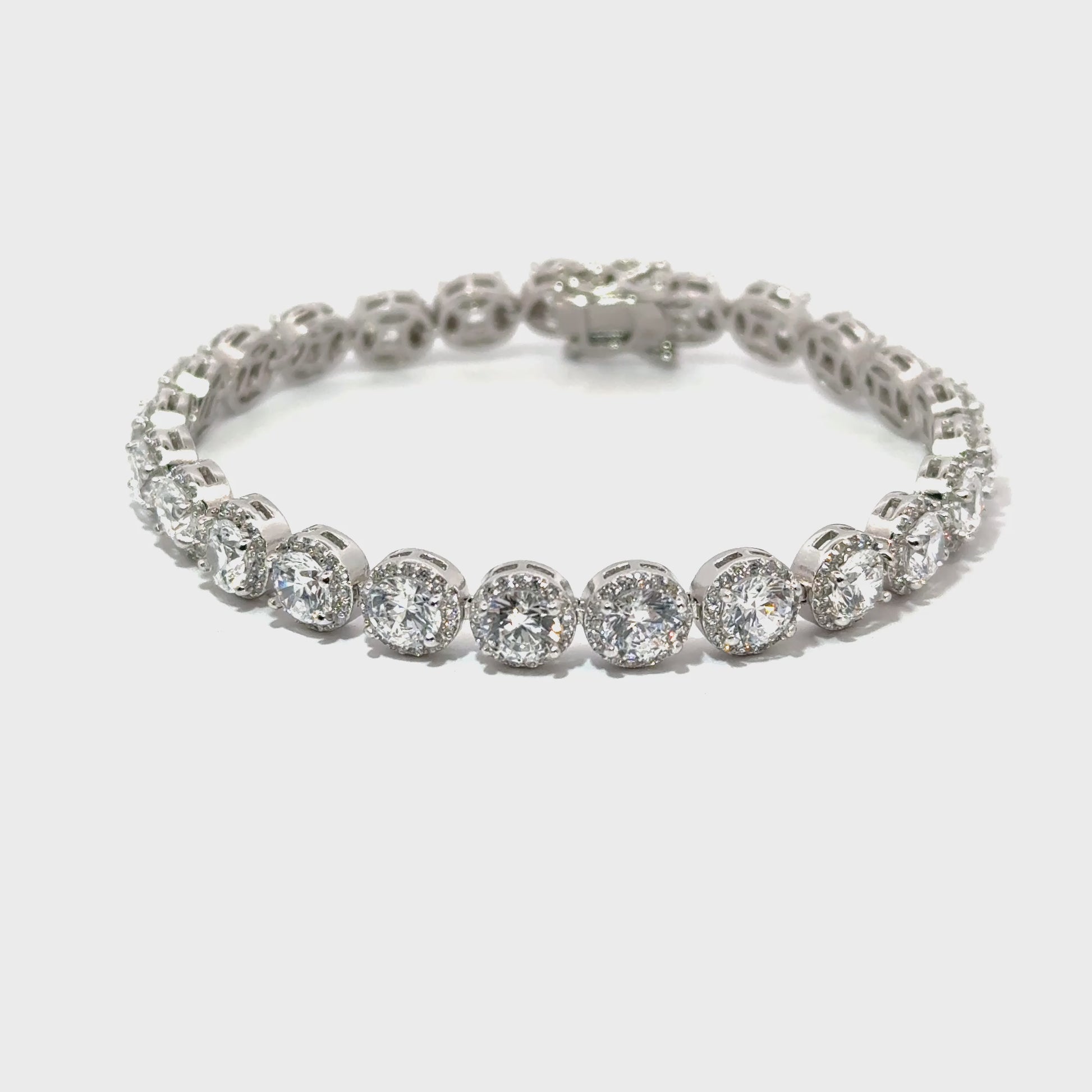 Brățară damă CRISTAL, argint + zirconia