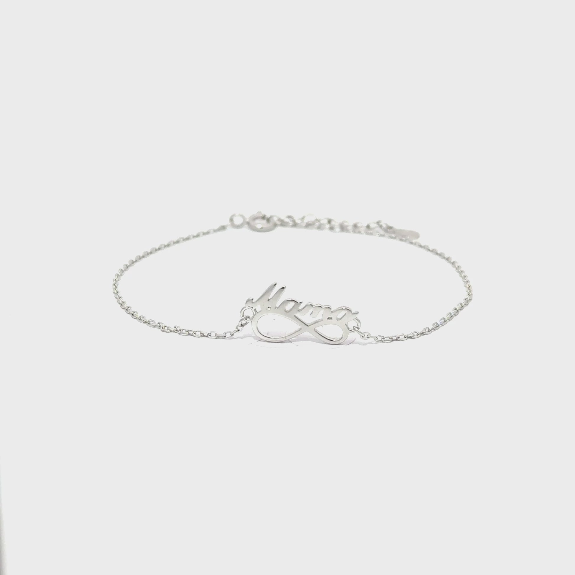 Bratara dama MAMA INFINIT, argint
