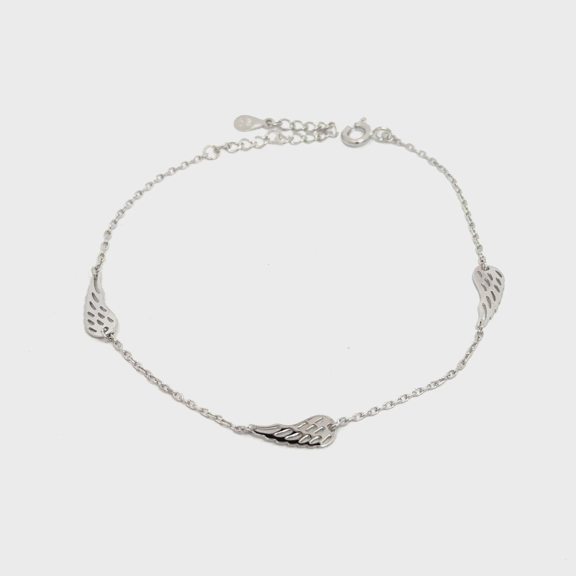 Brățară damă 3 ARIPI, argint