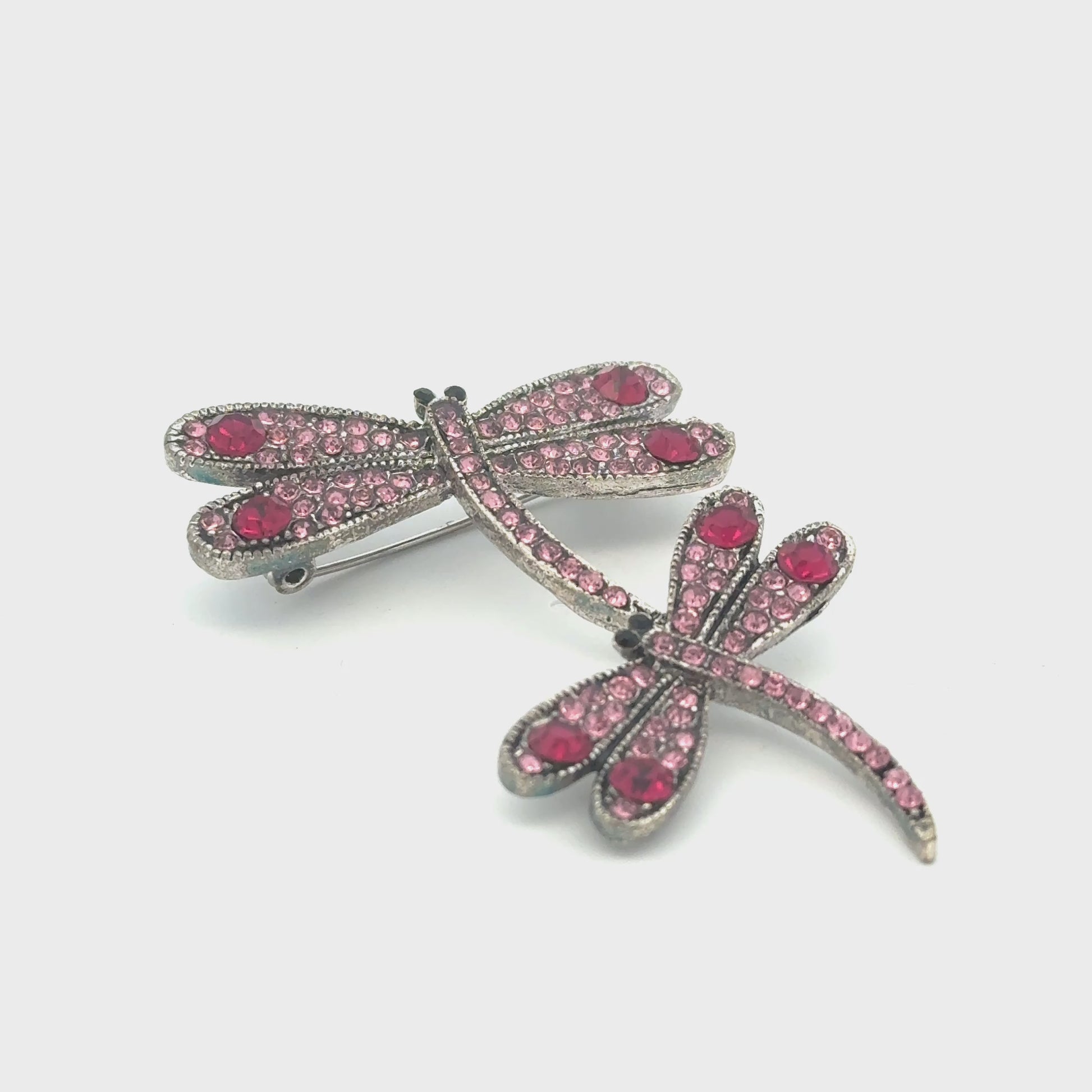 Broșa dama Fluturi , zirconia