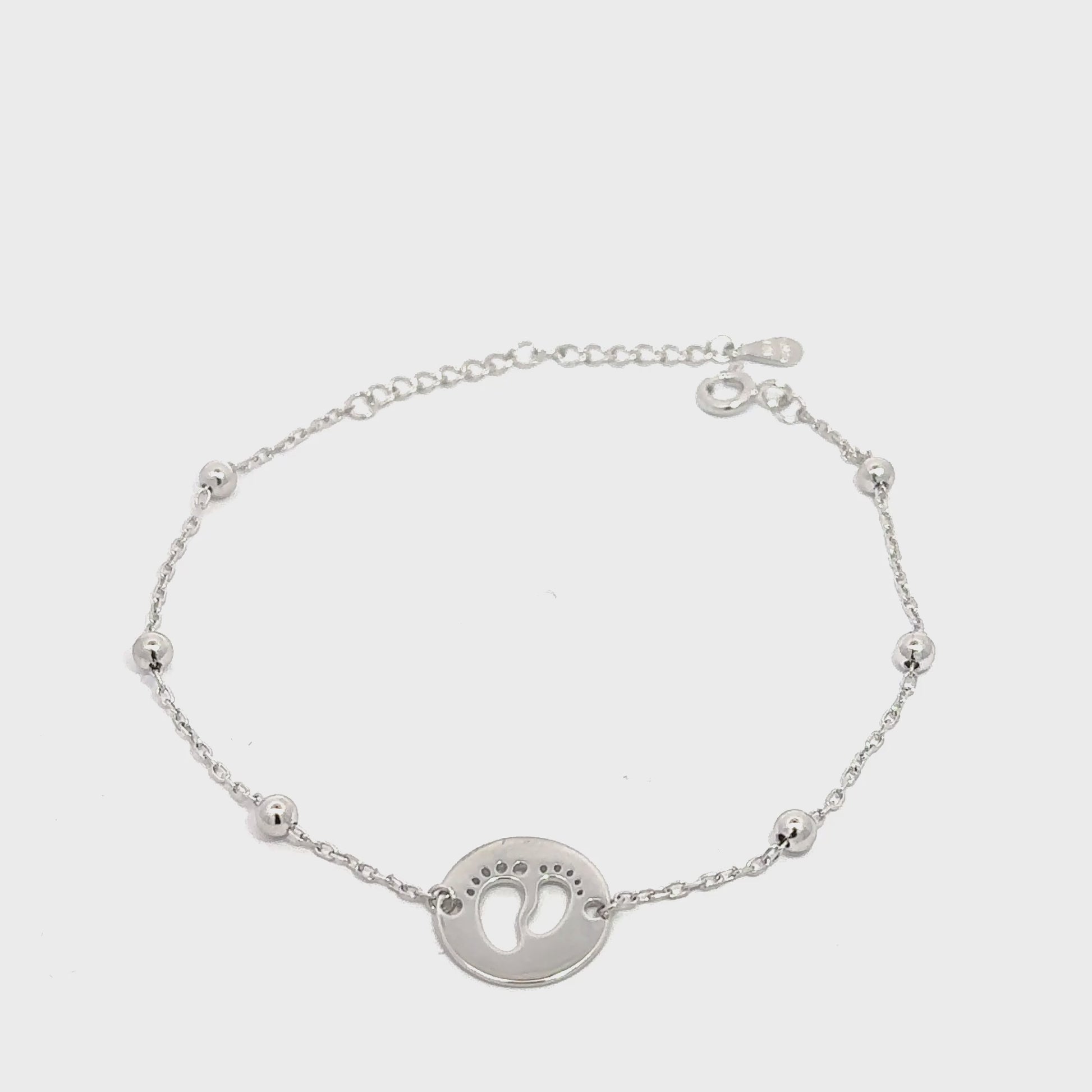 Brățară damă PICIORUȘE, argint