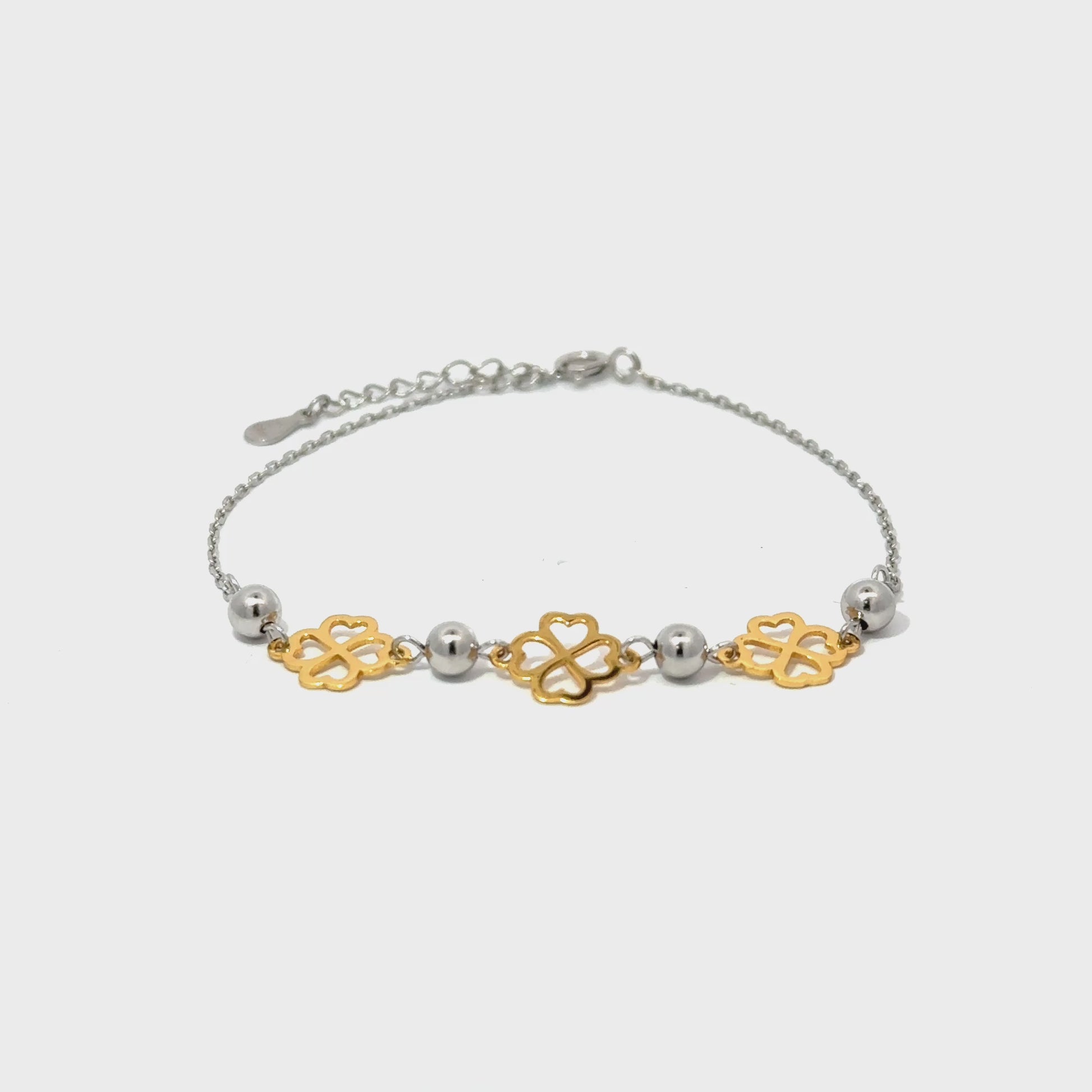 Bratara dama TRIFOI AURIU, argint