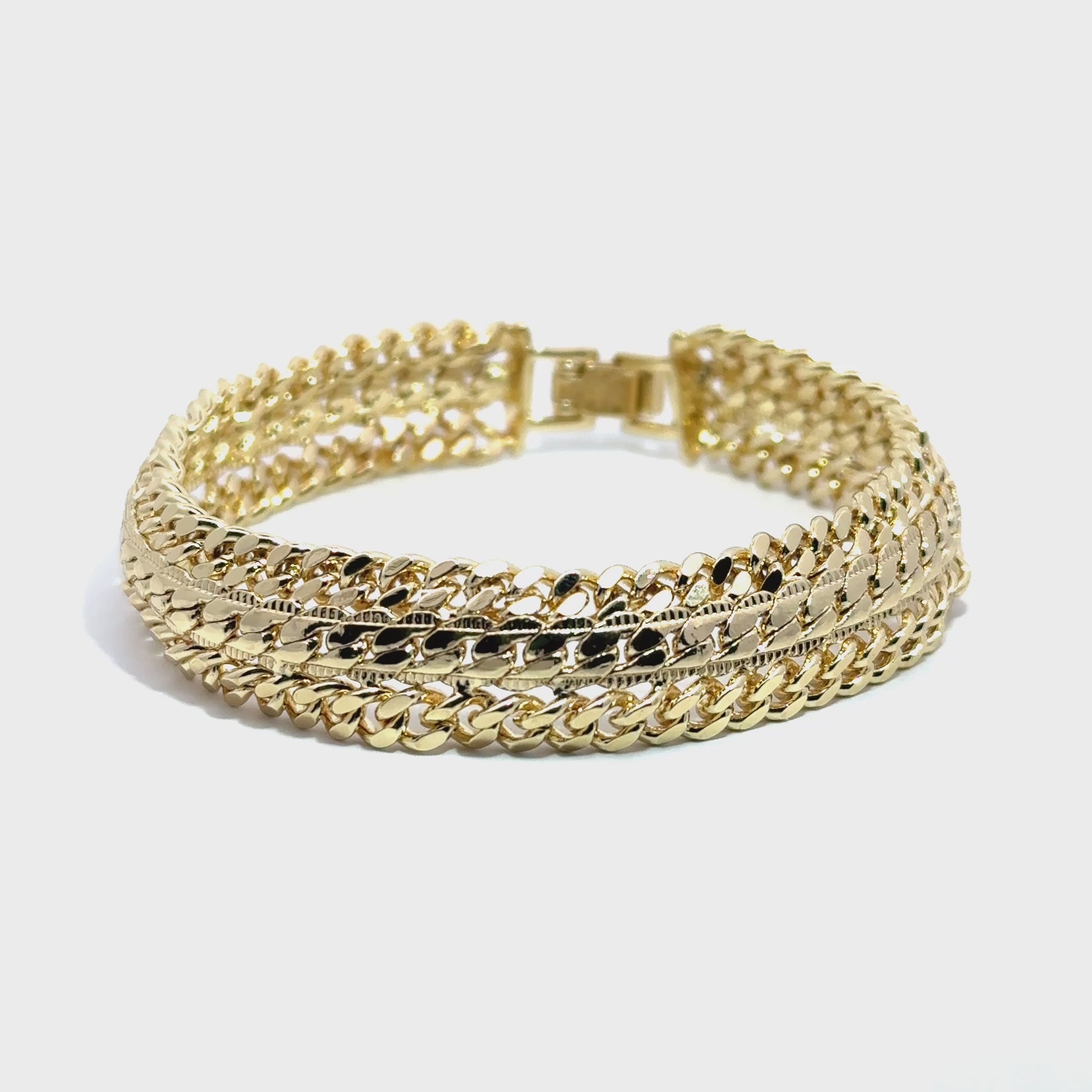 Brățară damă CROSET , placată cu Aur