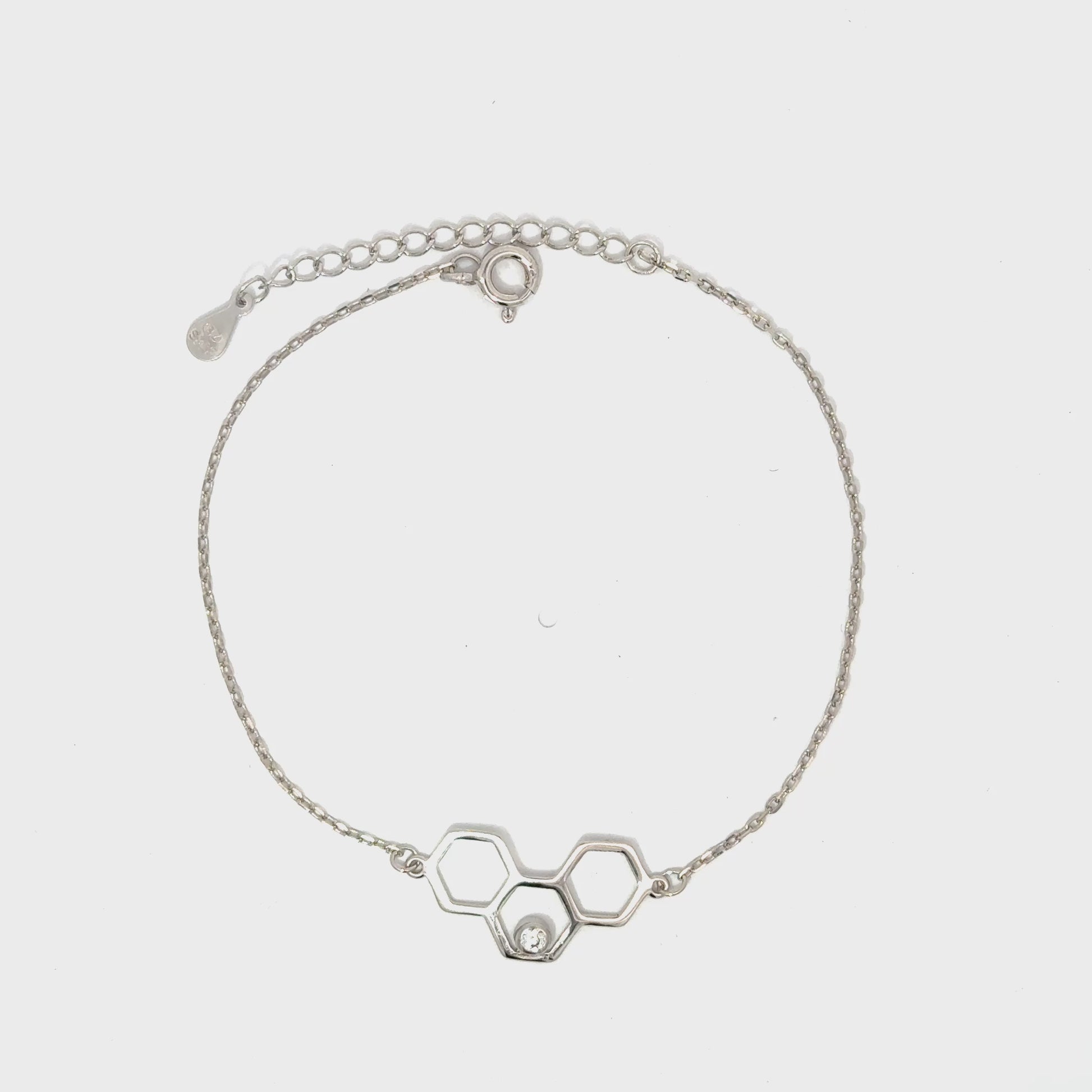 Brățară damă MOLECULĂ, argint