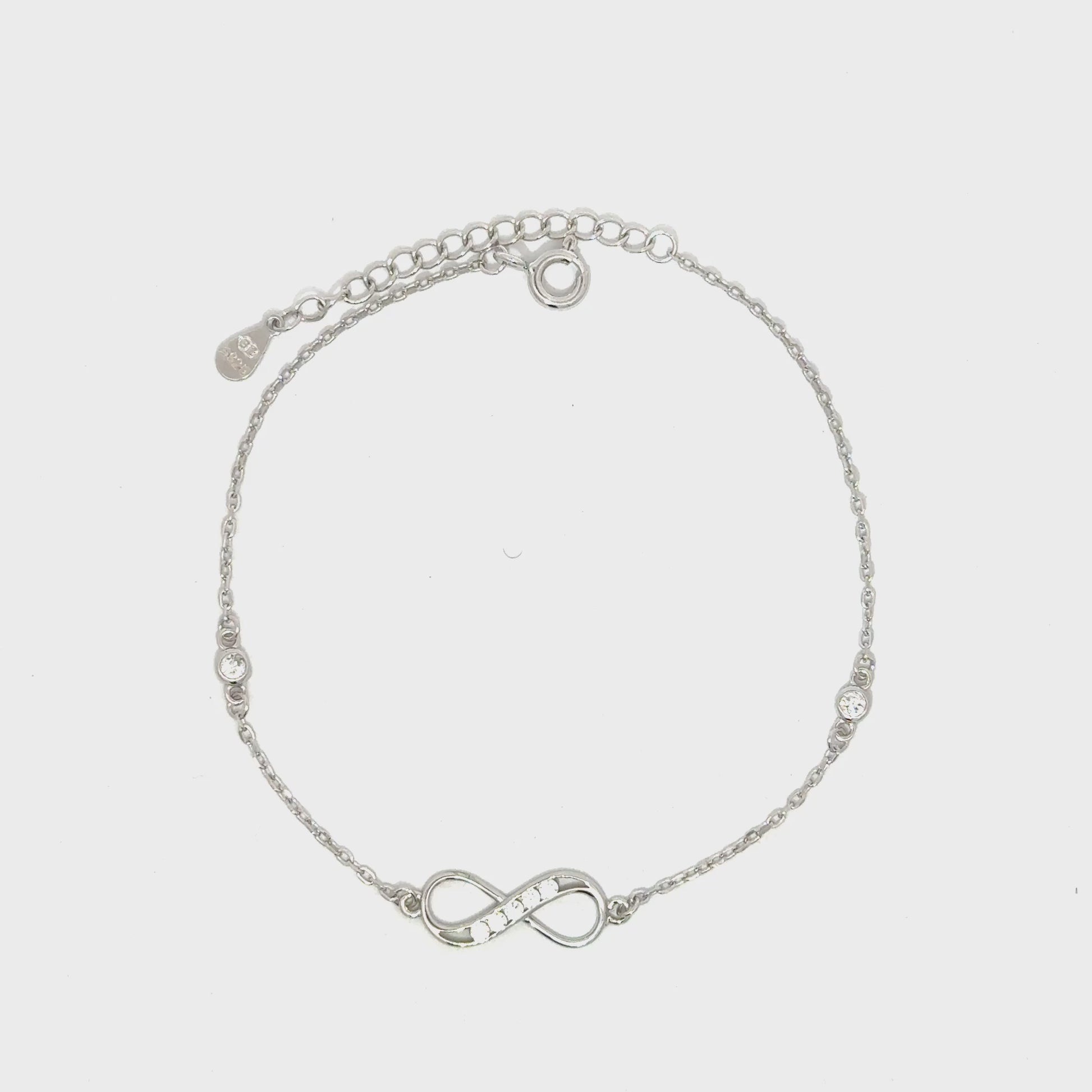 Brățară damă INFINIT 7 CRISTALE,argint+zirconia