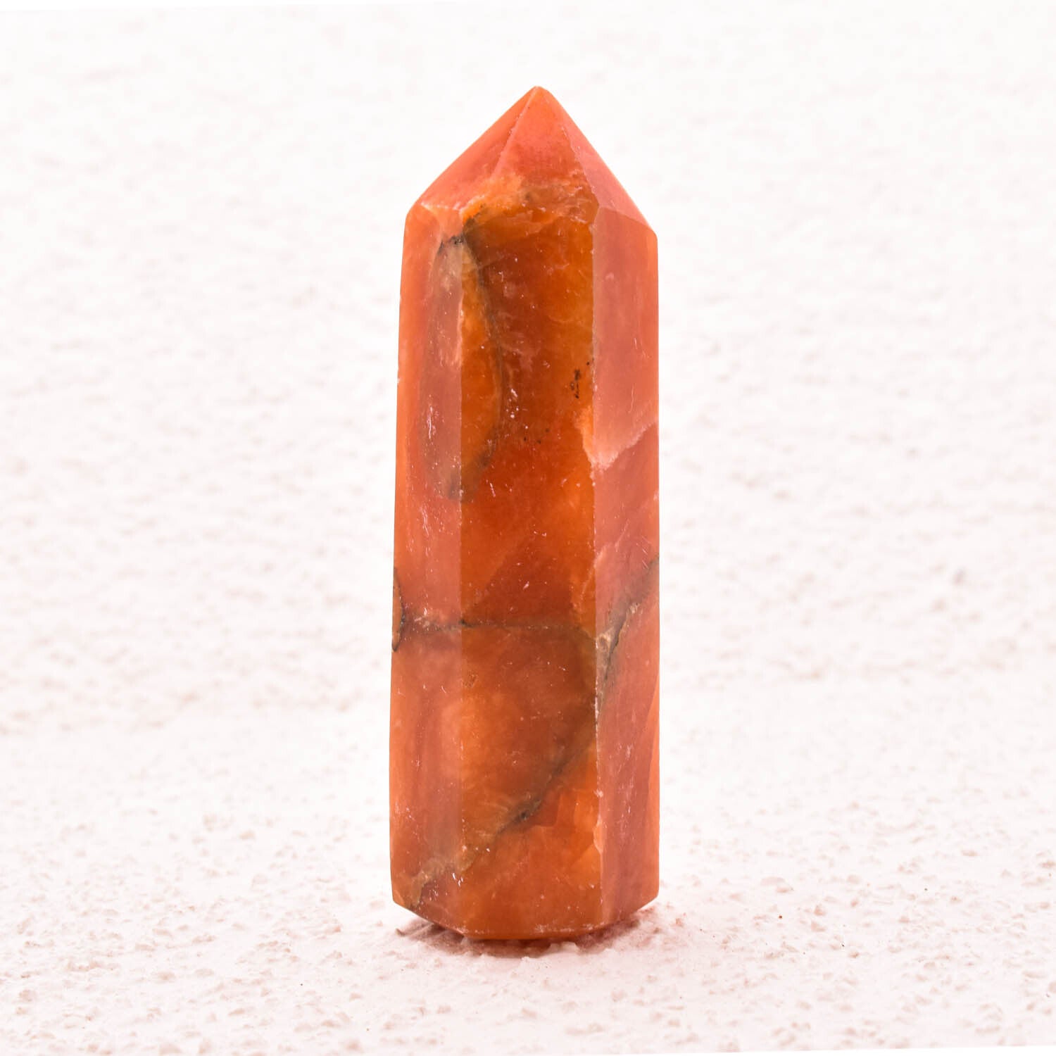Obelisc din calcit orange